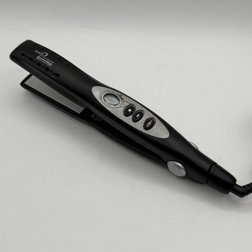Remington Wet 2 Straight 1 Inch Flat Iron‎ Hair Straightener Styling S-7900t LED